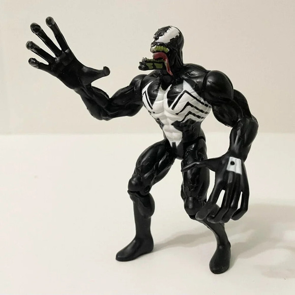 Vtg 1997 Marvel Spiderman Venom Action Figure ToyBiz Toy - Picture 2 of 16